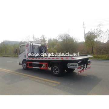 Diesel Fuel Wrecker Car Flatbed Tow Truck